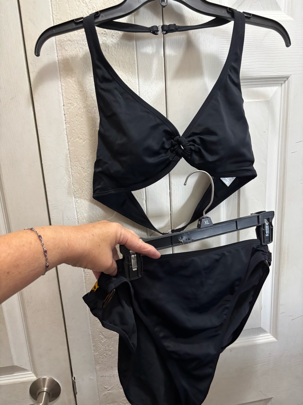 Islander Solid Black Swim Bottom